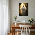 thumbnail image 2 of Jesus Canvas Wall Art Christian Wall Decor Picture Painting Jesus Praying in the Garden of Gethsemane Printed Poster for Living Room Bedroom Church Decoration, 2 of 7
