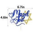 thumbnail image 3 of Cake Topper Bekaterea Mazel Tov con brillo 12 x 17 cm, 3 of 8