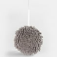 thumbnail image 2 of Soft Hand Towel Ball Wall-Mounted Hanging Hand Towel Ball Soft Absorbent Skin-friendly with Loop Bathroom Hand Towel Ball Chenille Hand Towels Ball, 2 of 10