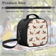 thumbnail image 5 of Jeiento Cute Dachshund Backpack and Lunch Box Set for Girls 7-10 10-12 School Bags Elementary Bookbag with Lunch Bag Pencil Case Middle Preschool Bagpack Kids Daycare Rucksack Satchel Beige, 5 of 7
