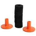 thumbnail image 3 of Kit de 7 almohadillas de fieltro para tambor, resistentes al desgaste, antifricción, color negro, naranja y rojo, para platillos (25 mm (WC77)), 3 of 14