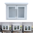 thumbnail image 2 of Realistic Doll House Kitchen Wall Cabinet 1/12 Scale Miniature Furniture For Doll House Kitchen Scene Display Accessories, 2 of 8