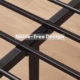thumbnail image 3 of YUSAZENS Full Bed Frame, Metal Platform Bed Frame with Wooden Headboard and Footboard, Non-Slip Heavy Duty Bed Frame with Large Under Bed Storage, Noise-free,No Box Spring Needed, 3 of 7