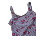 thumbnail image 4 of XBASW Kids Girls Halter Swimsuits One Piece Bikini Bathing Suit Toddler Printed Beach Swimwear 3-12 Years, 4 of 9