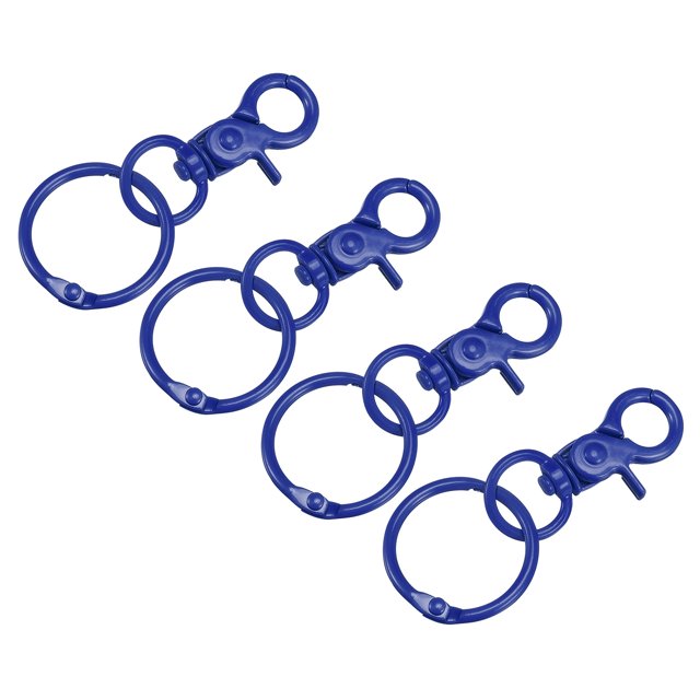 Cierres giratorios Unique Bargains Gancho de seguridad 44mm Azul Zafiro 4uds