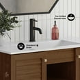 thumbnail image 4 of Bron 36" Freestanding Bathroom Vanity in Brown Oak with Sink Top, 4 of 11