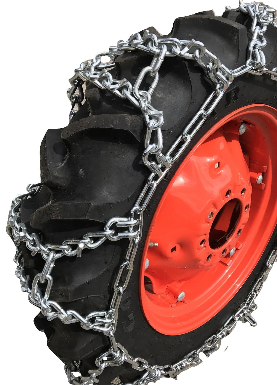 Snow Chains 14 9 28 14 9 28 Duo Grip Tractor V Bar Tire Chains W Springs Walmart Com