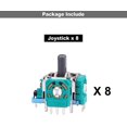 thumbnail image 5 of 8 Pcs Joysticks de Remplacement pour Manette DualSense PS5, Capteur Analogique 3D Roue Joystick Module de Remplacement pour Playstation 5 Con, 5 of 5