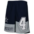 thumbnail image 2 of Youth Dak Prescott Navy Dallas Cowboys Name & Number Player Shorts, 2 of 3