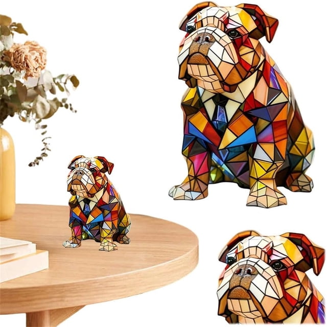 Dog Themed Night Light For Bedroom Resin Table Lamp Soft Glow Nightlight Perfect For Kids Nursery