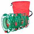 thumbnail image 1 of Green Plastic Christmas Light Reels with Red Storage Bag - 3 Count, 1 of 1