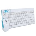 thumbnail image 2 of Keyboard Mouse Set Wireless Protable Combo Mini Ultra Thin Silent 2.4Ghz for Laptop PC X210White, 2 of 5