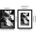 thumbnail image 2 of 12x16 Picture Frame with Shatter-Resistant Glass - Use as 8x12 Frame with Mat or Display 12x16 Photo Without Mat - Signature Collection - Picture Frames for Wall Display - Black, 2 of 4