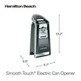 thumbnail image 6 of Hamilton Beach Smooth Touch Electric Can Opener, Automatic Can Opener, Includes Scissors, Black and Chrome, 76607, 6 of 6