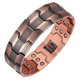 thumbnail image 1 of Men's Copper Bracelet,3X Strength 99.99% Pure Copper Bracelets Magnetic with Magnets,Adjustable Length with Sizing Tool, 1 of 5