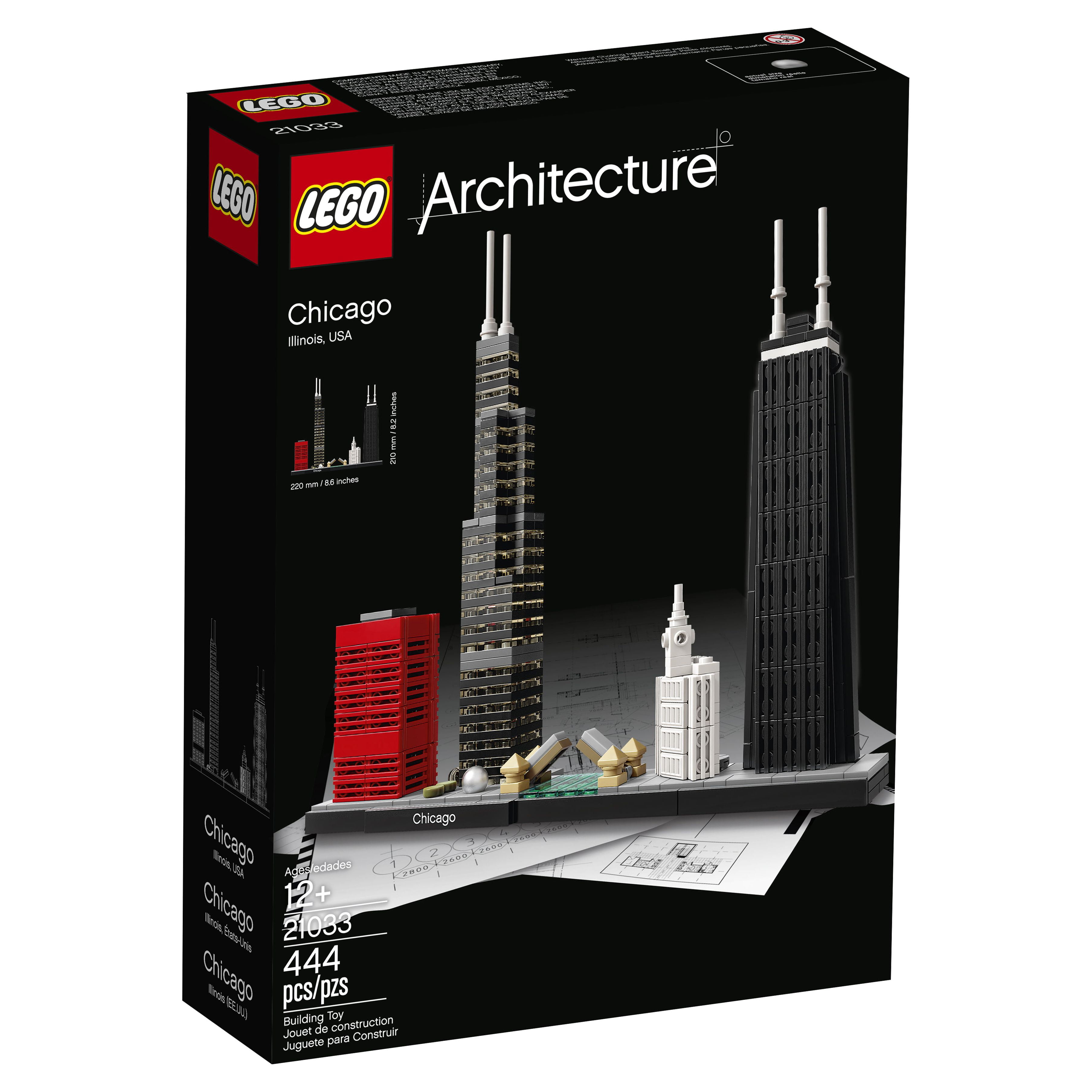 LEGO Architecture Chicago 21033 Building Set (444 Pieces