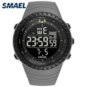 Smael Brand New Electronics Watch Analog Quartz Wristwatch Horloge 50 Meters Waterproof Kol Saati 1237 Digital Alarm Men Watches - Digital Wristwatches