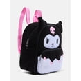 thumbnail image 2 of Kuromi Girls 10.5" Chenille Mini Backpack, Black, 2 of 5