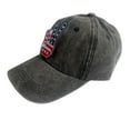 thumbnail image 2 of Gkeoshab 250 Anniversary Usa Hat USA Flag Mens And Womens Summer Fashion Casual Sunscreen Baseball Caps Cap Hats Unisex Vintage Beach Hat Cowboy Hat Bucket Hat, 2 of 4