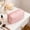 Pink, variant on ROLKFUK Purple Mini Travel Makeup Bag Cute Portable Cosmetic Organizer Pouch for Women Small Storage Case