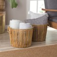MoDRN Naturals Round Rattan Basket with Handles, 2 Pack - image 2 of 5