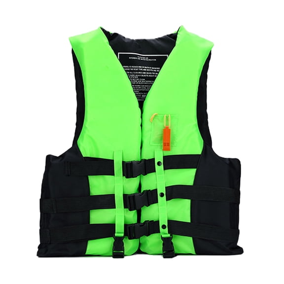 Swim Vest Adult Water Sport Vest, Sponge Floaties Buoyancy Jacket with Adjustable Zipper 3 Buckle, Foldable Life Jacket for Swimming Boating Kayaking Fishing Snorkeling Decoration