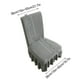 thumbnail image 3 of pstuiky Funda corta para silla de uso doméstico con respaldo integrado, funda universal para taburete, funda elástica para silla de mesa., 3 of 6