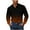 Orange, variant on HUJlwoi Mens Shirts Jacket Trendy Gradient Button Down Shirt Lapel Double Pocket Tops Casual Long Sleeve Shacket Clothes