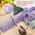 thumbnail image 4 of Gold Fringe Trim, 5 Yards x 65mm Fringe Trim Curtain Tassel Fringe Trim Fabric Trims Sewing for Curtain Sofa Clothes DIY Decoration, 4 of 6