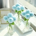 thumbnail image 6 of MAMOWEAR 10PCS Artificial Hydrangea Flowers, Fake Silk Chrysanthemum Ball Flower for Wedding Bouquet Home Garden Party Wedding Decoration(Blue), 6 of 8