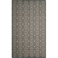 thumbnail image 2 of SAFAVIEH Montauk Alicia Geometric Cotton Area Rug, Black/Ivory, 4' x 6', 2 of 6