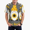 thumbnail image 1 of Fotbe Bee Kind Camiseta Polo de Golf para Hombre con Estampado – Camisa Deportiva Transpirable con Cuello Abotonado-4X-Large, 1 of 6