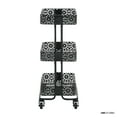 thumbnail image 3 of Linon Metal Three Tier Cart, Black, 29 inches Tall, 3 of 3