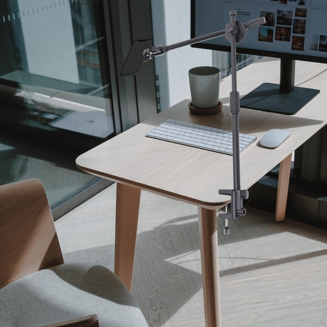 WRISTBIQUE Soporte De Teléfono Para Escritorio Con Flexible Y Pinza Antideslizante