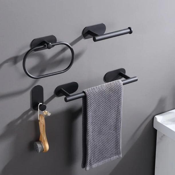 Juego De Accesorios De Baño De 5 Piezas, Incluye Toallero De 24