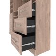 thumbnail image 2 of Bestar Pur 86W Closet Organizer  in rustic brown, 2 of 8
