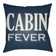 thumbnail image 2 of Artistic Weavers Lodge Cabin Cabin Fever Pillow Poly Filled 22' x 22', 2 of 7