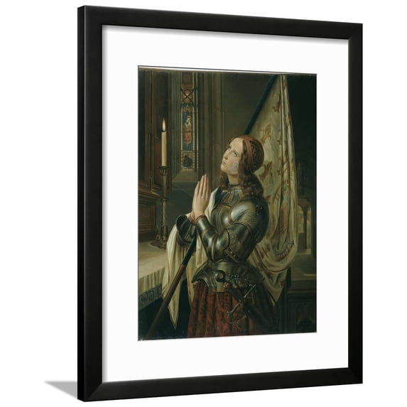 Jeanne dArc Joan of Arc, Figurative Religion Framed Art Print Wall Art by N^M^ Dyudin Sold by Art.Com