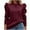 Red, variant on Plebaso Women's Cute Hoodies Drawstring Hooded Puff Long Sleeve Sweatshirts Lightweight Pullover Tops