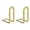 Golden, variant on 2-Pack Iron Bookends – L-Shaped Heavy Duty BookBlack Holder with Geometric Arch Design, Non-Slip Desk Organizer for Textbooks, Vinyl Records, Magazines-Black