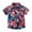 Multicolor, variant on Miqool Toddler Boys Girls Hawaiian Shirt Kids Tropical 3D Print Short Sleeve Button Down Shirts for 12Months-9 Years Old