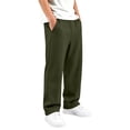 thumbnail image 3 of Nskgu Boys Wide Leg Pants Baggy Loose Fit Elastic Waist with Pockets for Big Kids, 3 of 7