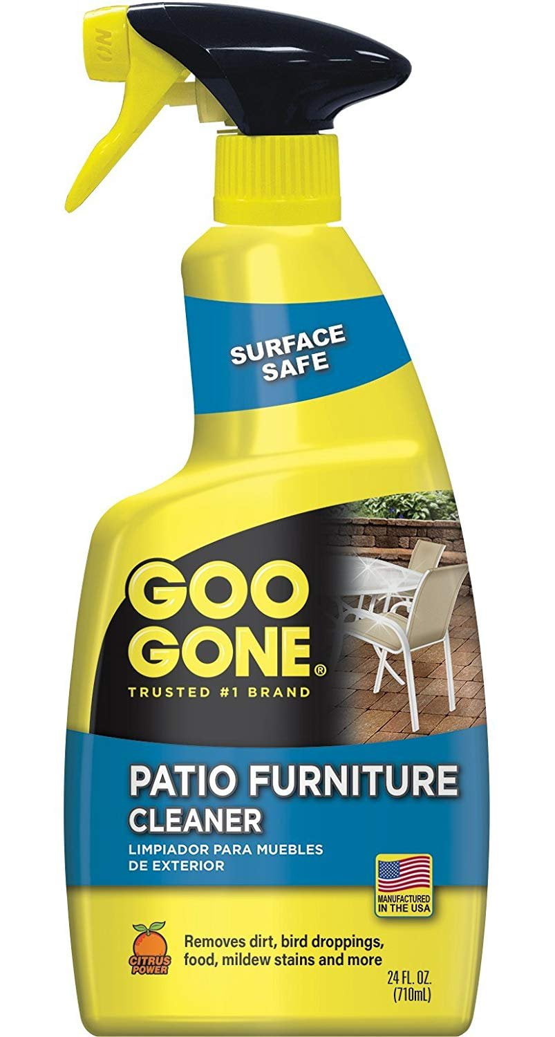 Goo Gone Patio Furniture Cleaner Removes Dirt, Bird Droppings, Food