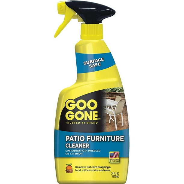 Goo Gone Patio Furniture Cleaner Removes Dirt, Bird Droppings, Food