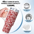 thumbnail image 3 of Pofeuu Hearts Print 40oz Ice Bully With Handle And Straw Stainless Steel Vacuum Insulated Cup And 2 In 1 Straw Lid, 3 of 8