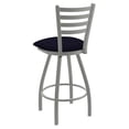 thumbnail image 4 of XL 410 Jackie 25" Swivel Counter Stool with Anodized Nickel Finish and Canter Twilight Seat, 4 of 4