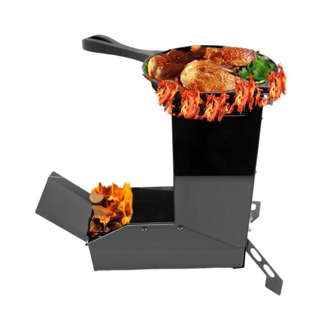 Rocket Stove Backpacking Camp Tent Stove for Picnic BBQ Camp Hiking CampingStove