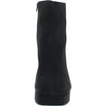 thumbnail image 2 of WILD PAIR Womens Black 1" Platform Padded Slip Resistant Coraa Round Toe Block Heel Zip-Up Booties 8 M, 2 of 3