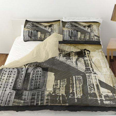 Manual Woodworkers & Weavers Metropolitan Collage 1 Duvet Cover