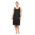thumbnail image 4 of S.L.Fashions Veste en Chiffon à Paillettes pour Femmes Grande Taille, Robe d'Occasion Spéciale, Noir, 16 Plus, 4 of 4